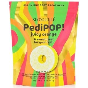 Spongelle PediPOP! Juicy Orange Pedicure Buffer & Nail File